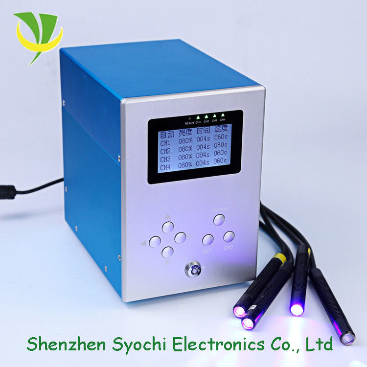 High Intensity UV Adhesive Curing Systems , Free Layout LED Uv Curing Equipment